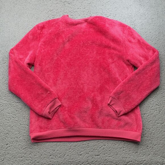 Marilyn Monroe Sweatshirt Womens Medium Pink Fuzzy Fleece Graphic Norma Sweater - Picture 4 of 8